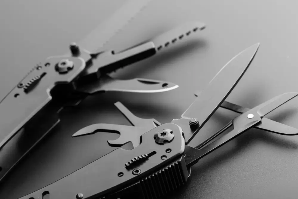 The Swiss army knife is a multi-functional hand tool that's easy to carry and can be used by anyone