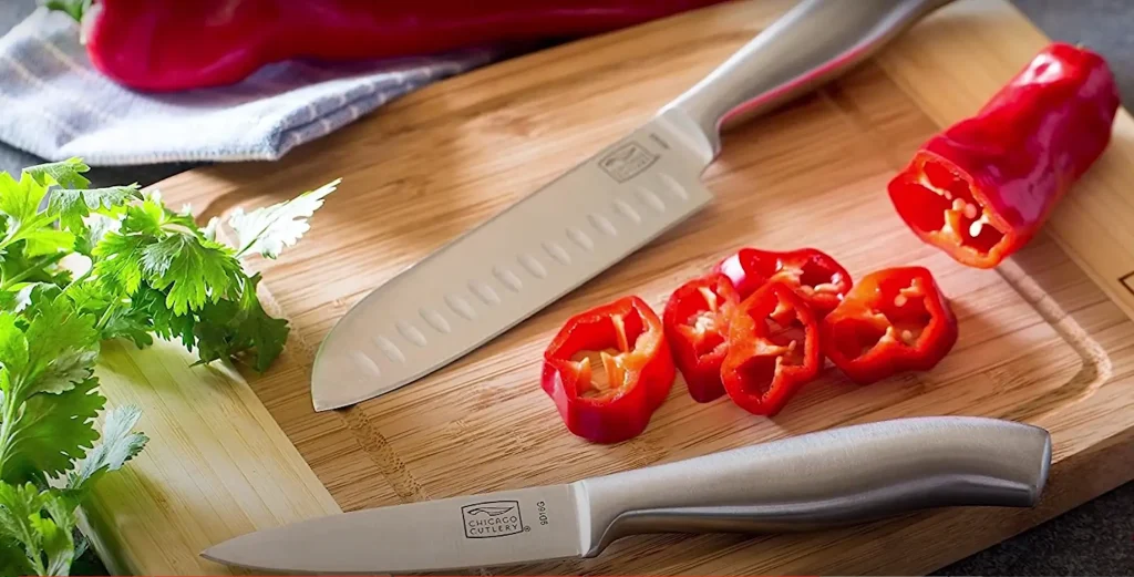 Chicago Cutlery has a top-notch knife set that meets all kitchen cutting needs